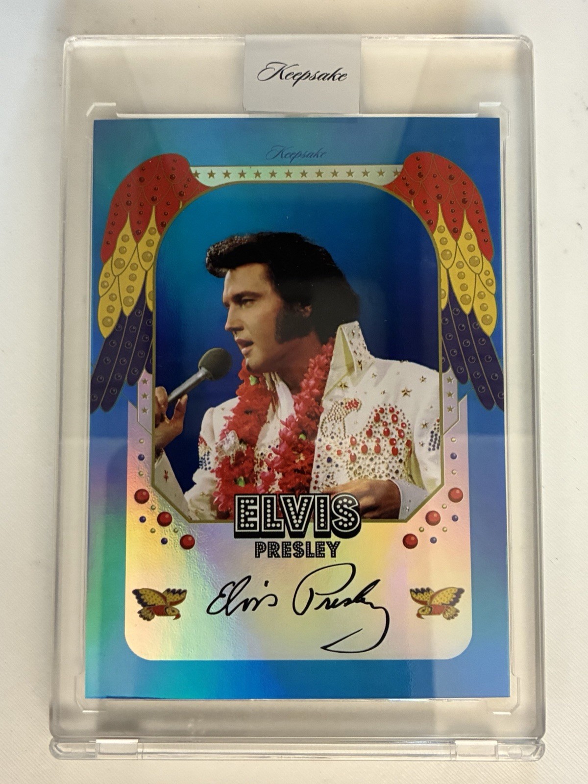 2026 Keepsake Elvis Presley SignaGraph #36 100/100 Blue Foil Encased OMEGA 2026 Keepsake Elvis Presley SignaGraph #36 100/100 Blue Foil Encased OMEGA
