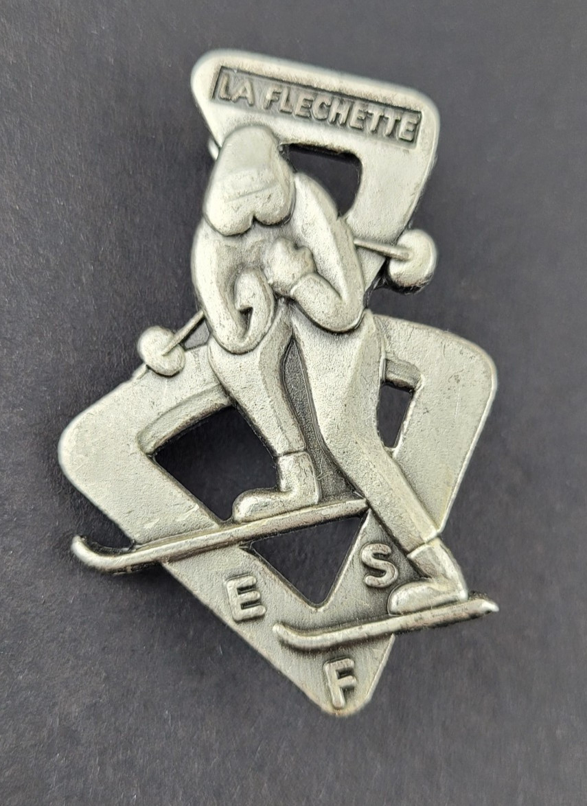 French Ski Racing School Lapel Pin Badge 