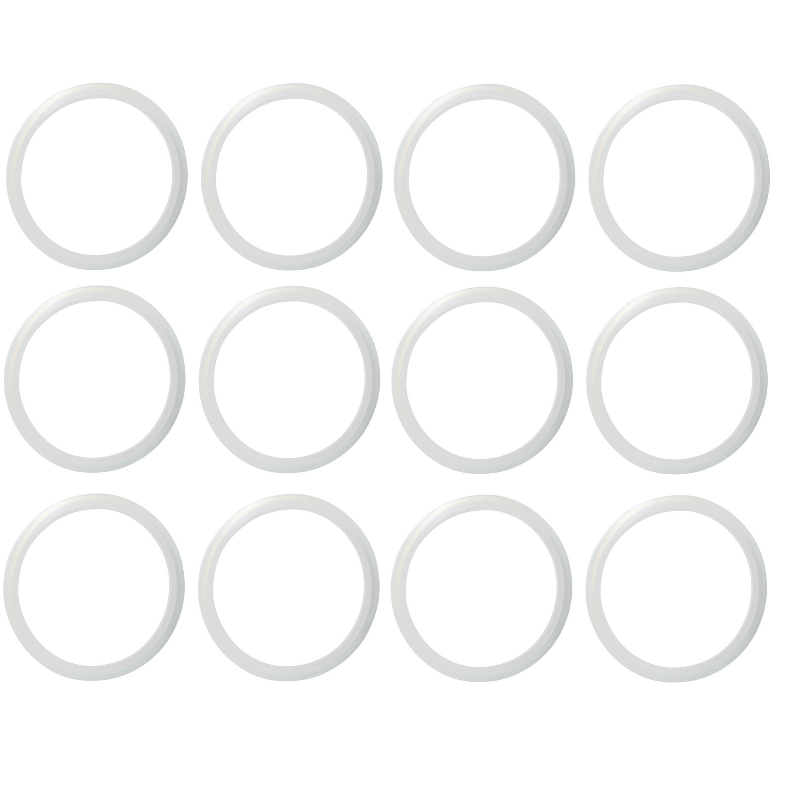 Sunshine Mason Co. Silicone Mason Jar Rim Seal Gasket  Wide Mouth 12 Pieces