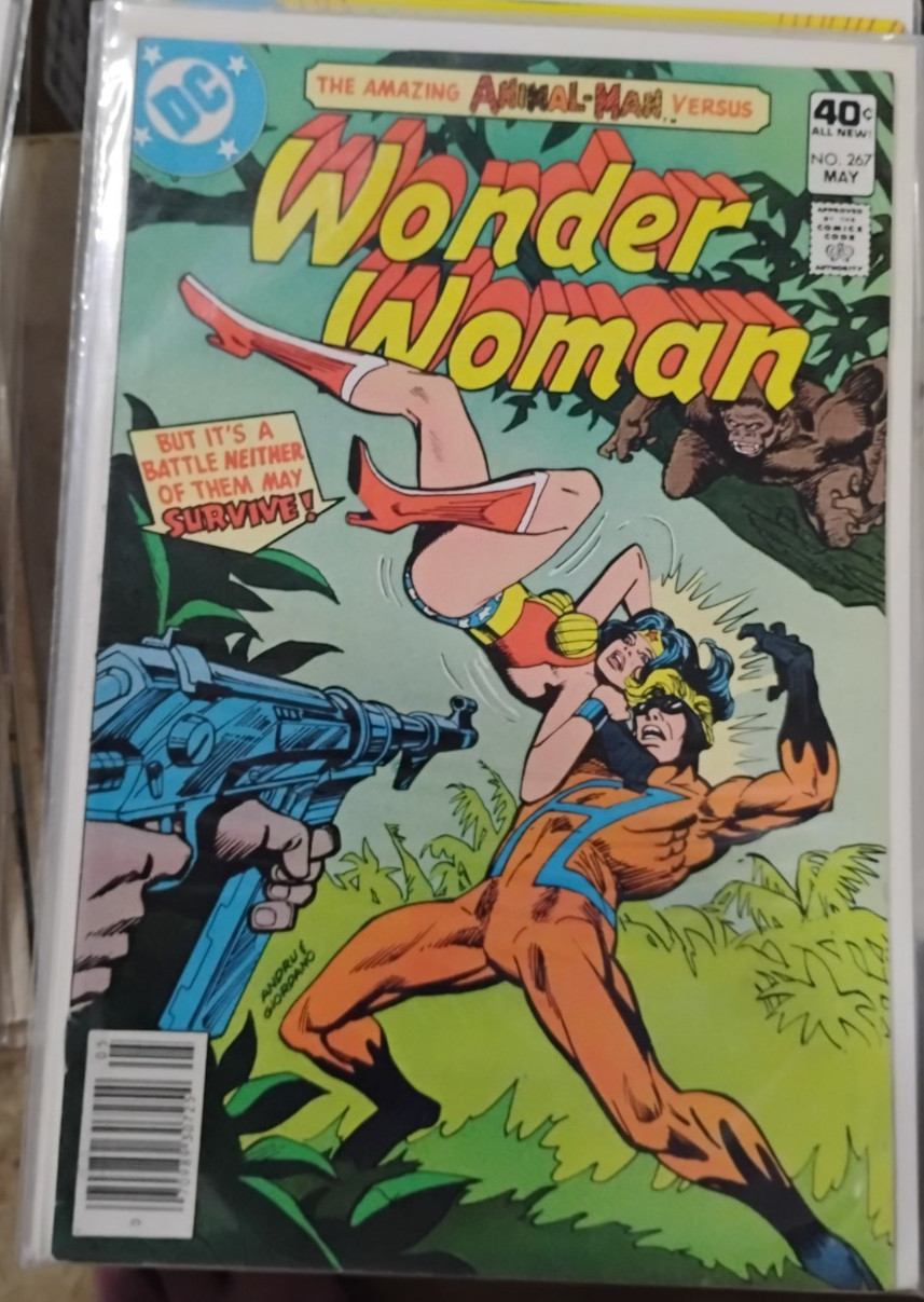 WONDER WOMAN # 267  1980  DC comics  newstand key intoducing animal man