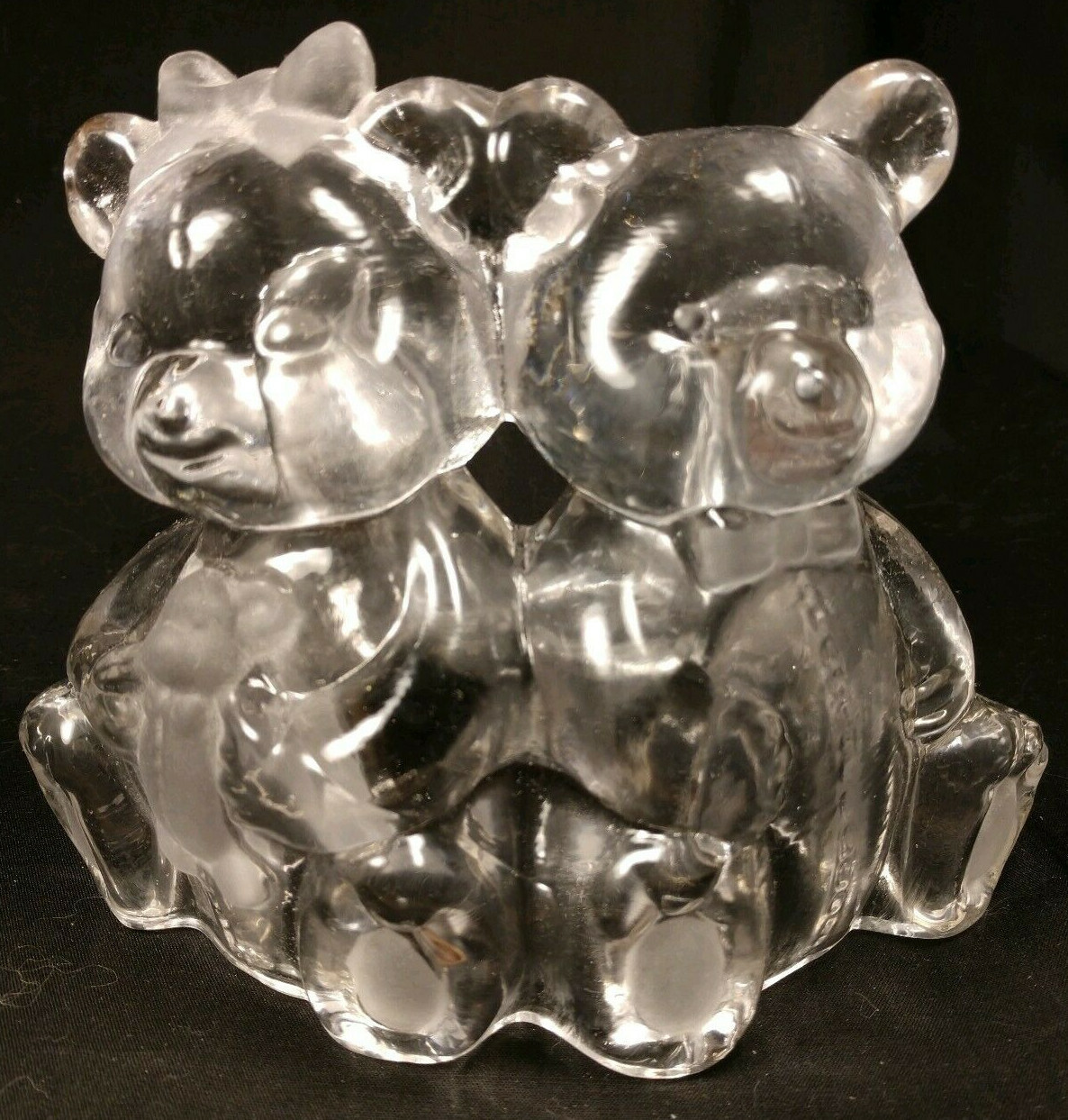 Clear Glass Teddy Bears Votive Candleholder Clear Glass Teddy Bears Votive Candleholder