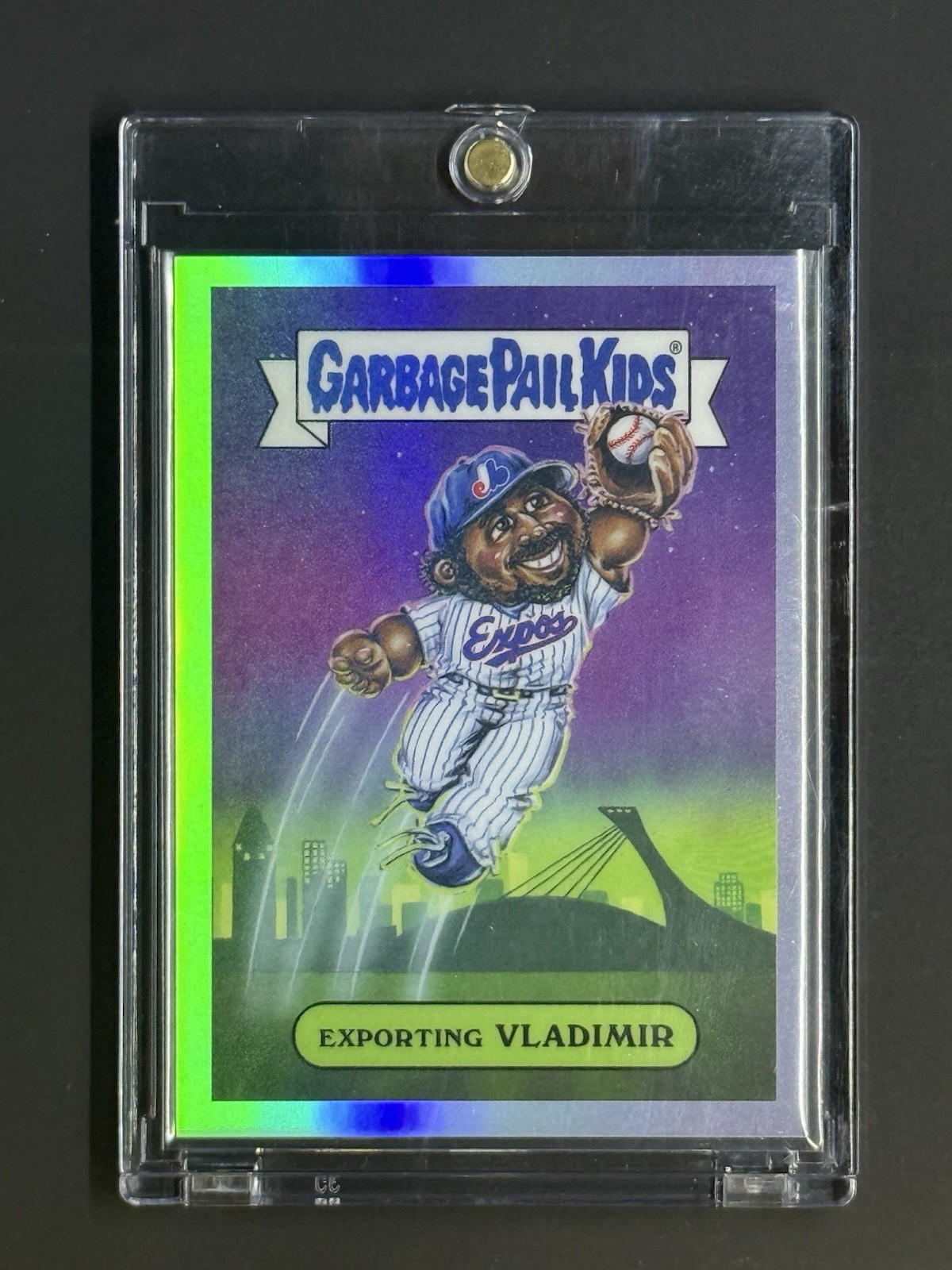 Topps 2025 Garbage Pail Kids Chrome Baseball Exporting Vladimir Parallel #GPK-47