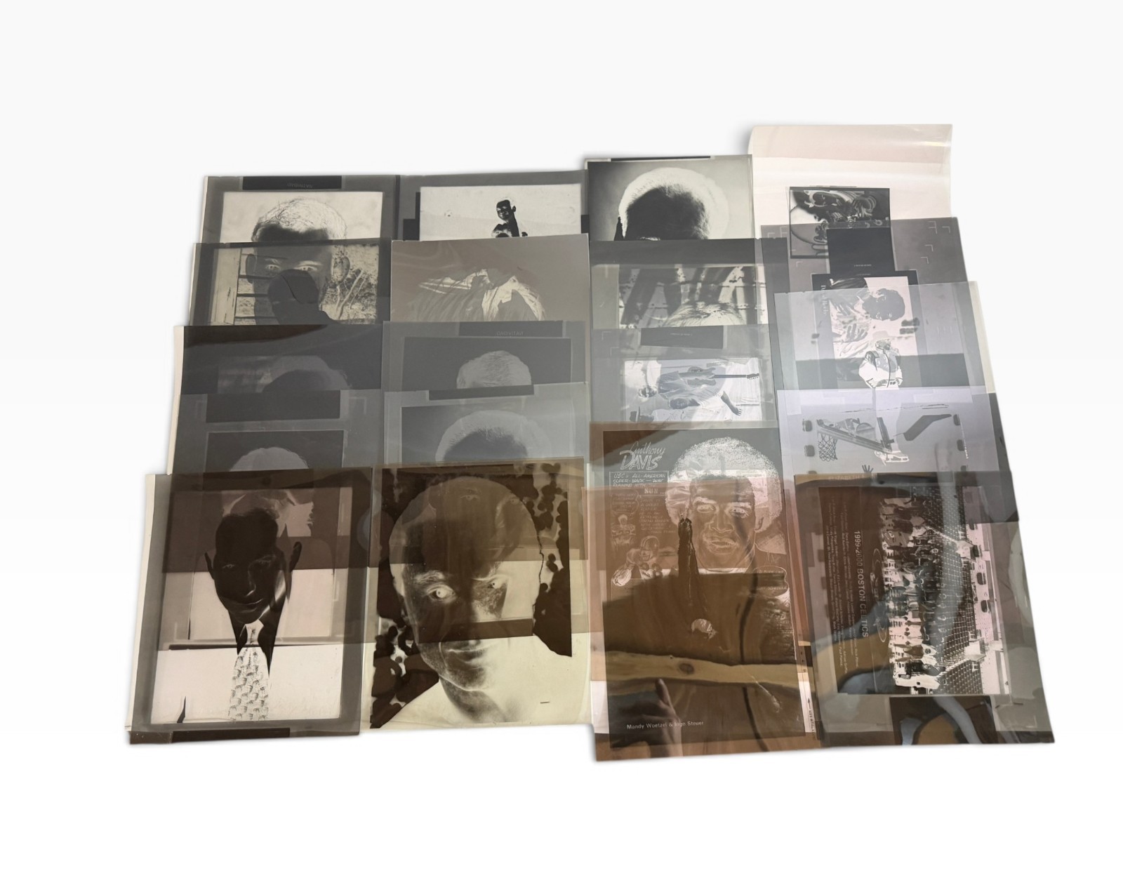 Large Group of Vintage Music And Movie Celebrity Editorial Photo Negatives