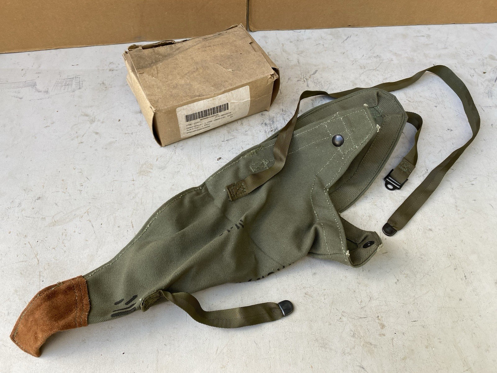USGI Military M24A1 OD Green Soft Case For M15 Tripod M49 Observation Telescope 