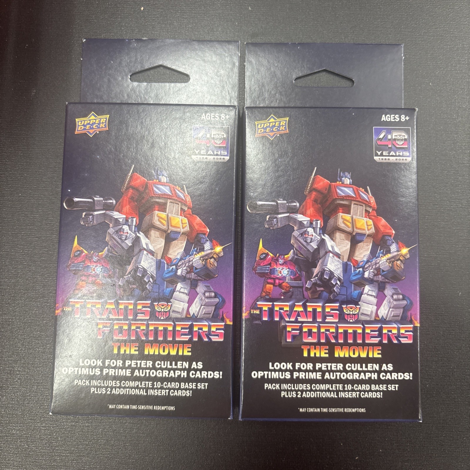 2026 Upper Deck Transformers The Movie Special Edition Hanger Box New Sealed 2026 Upper Deck Transformers The Movie Special Edition Hanger Box New Sealed