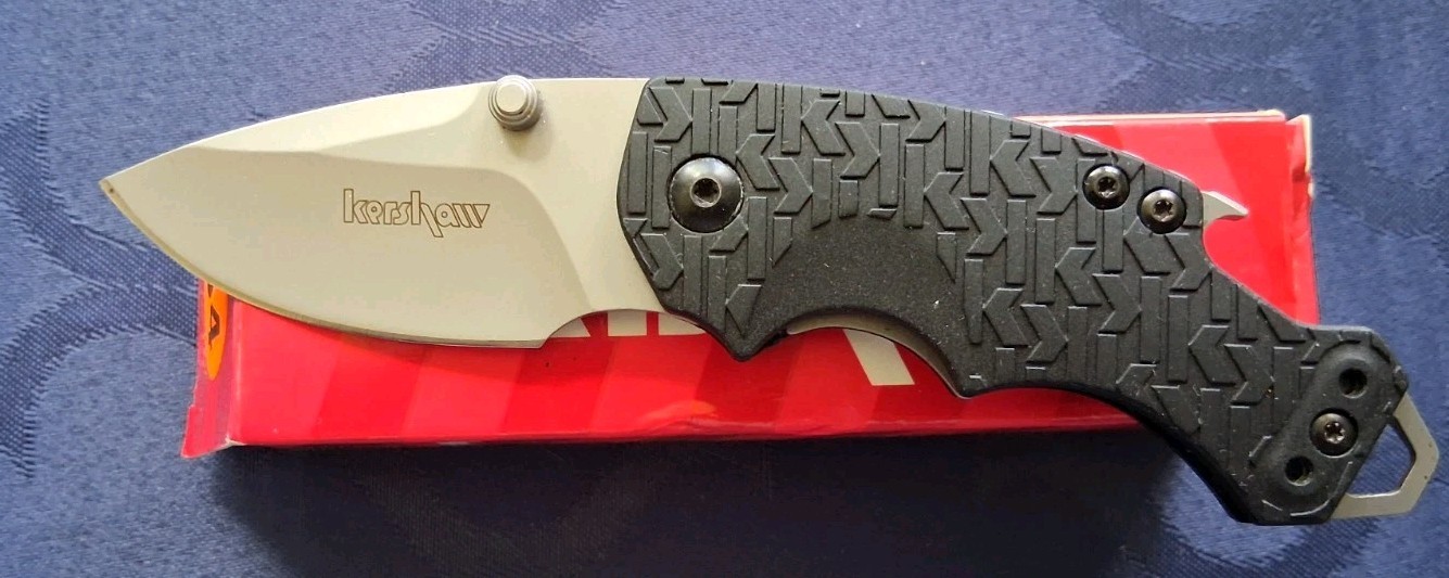 *NEW*🔥 KERSHAW Shuffle (3800) Folding Knife w/8Cr13MoV Stee Blade & GFN Handle 