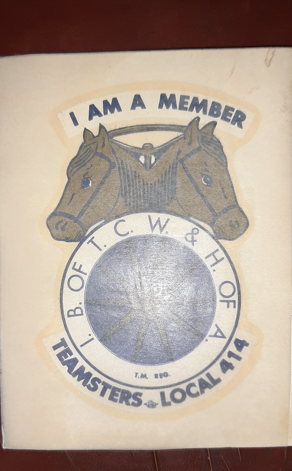 Vintage Teamsters Union Local 414 Decal IBT Indiana NOS (New Old Stock) 10-Pcs Vintage Teamsters Union Local 414 Decal IBT Indiana NOS (New Old Stock) 10-Pcs
