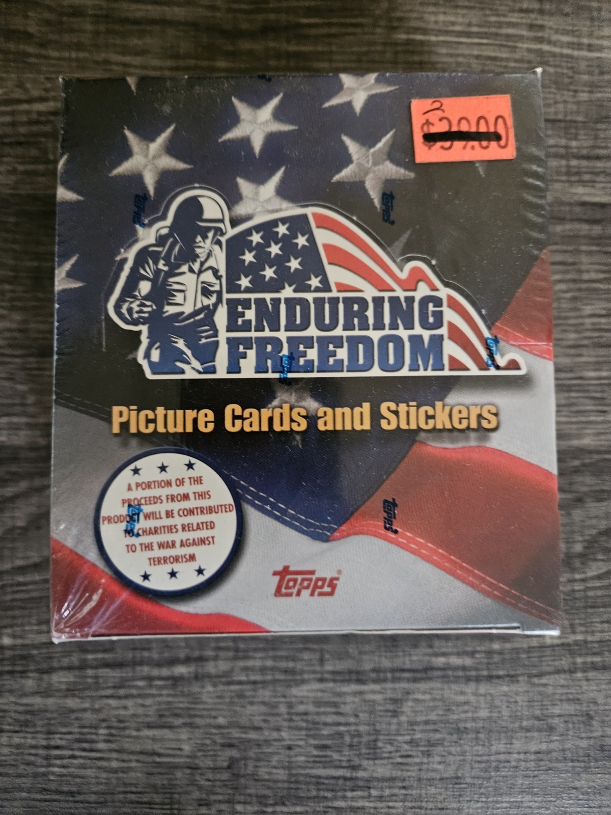 1 Sealed Box Of 2001 Topps Enduring Freedom Picture Cards 24 Unopened Packs 1 Sealed Box Of 2001 Topps Enduring Freedom Picture Cards 24 Unopened Packs