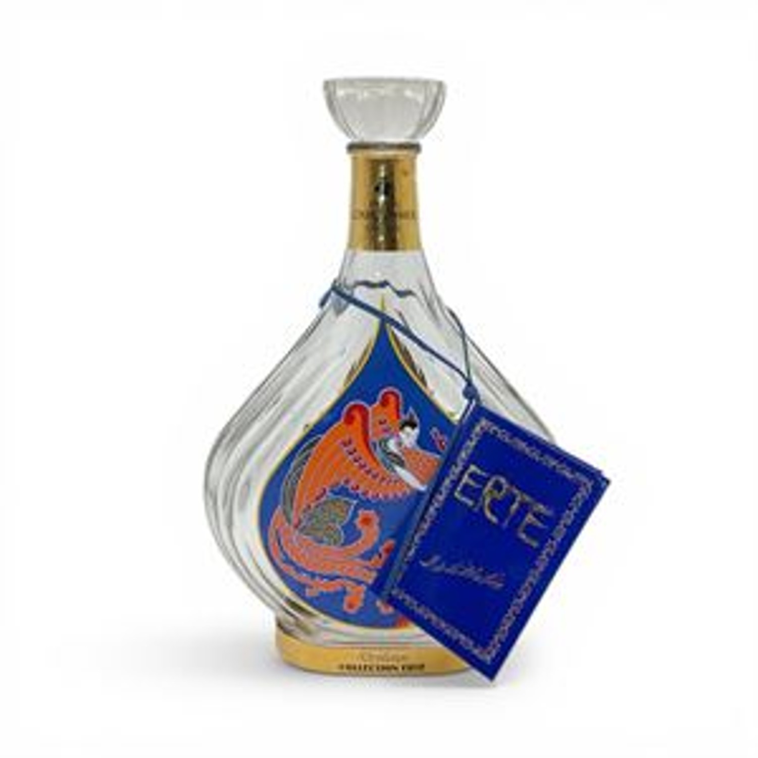 Courvoisier Erté Collection No. 3 Distillation Vieillissement Cognac Bottle