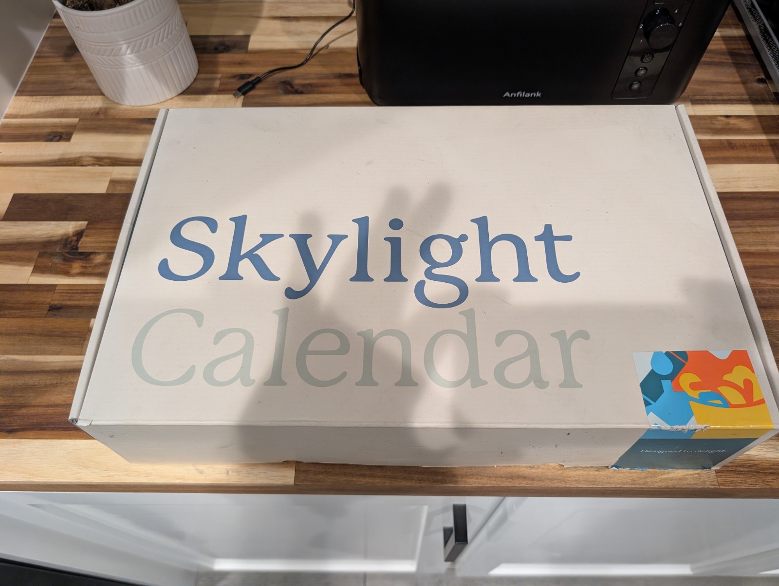 Skylight Calendar: 15-inch Wall Planner Digital Calendar & Chore Chart, White Skylight Calendar: 15-inch Wall Planner Digital Calendar & Chore Chart, White