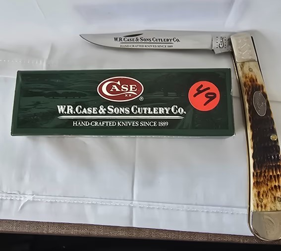 2010 Case XX 07578 CCC Antique Bone 6151 SS Large Trapper 1 of 750 NIB