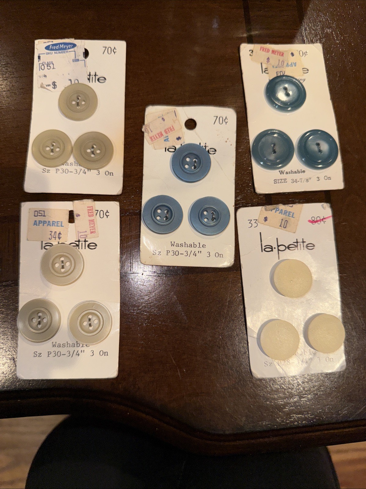 Vintage La Petite Buttons