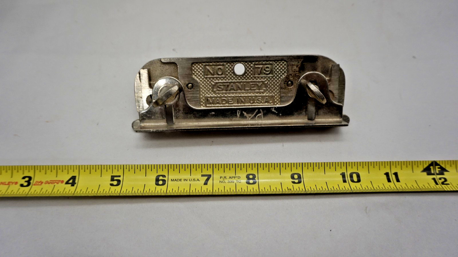 Vintage Antique Stanley No 79 Woodworking Wood Side Rabbet Plane Tool