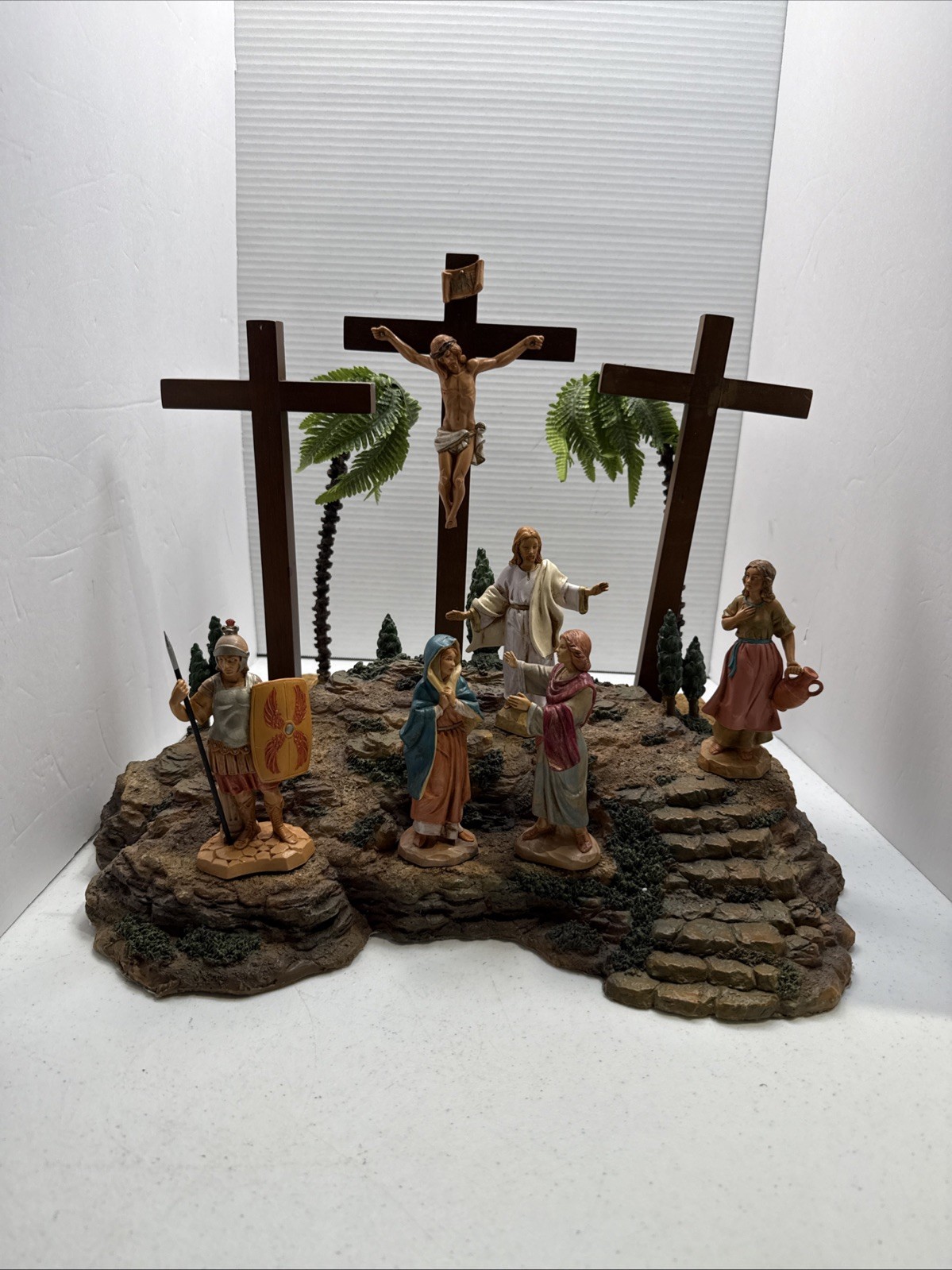 Fontanini by Roman Crucifixion Scene Set And More 5 Fontanini by Roman Crucifixion Scene Set And More 5