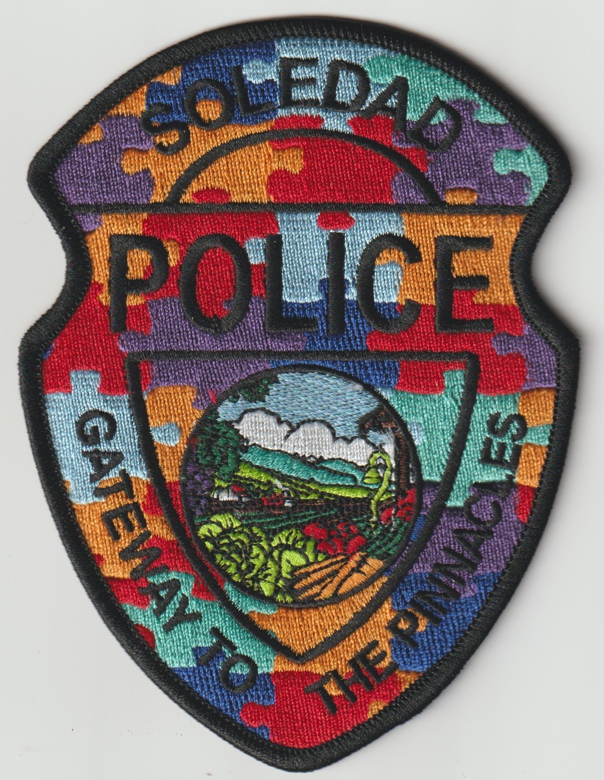 Soledad, California Police - Autism Awareness Patch