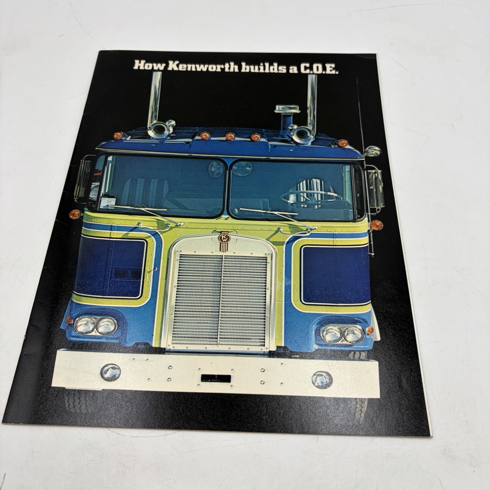 1974 KENWORTH CAB-OVER Vintage Dealer Sales Brochure  Builds a C.O.E