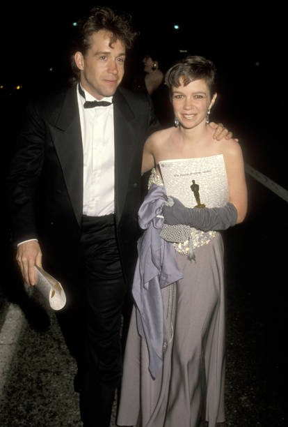 American actors Tom Hulce Elizabeth Berridge at the 57th Academy A- Old Photo