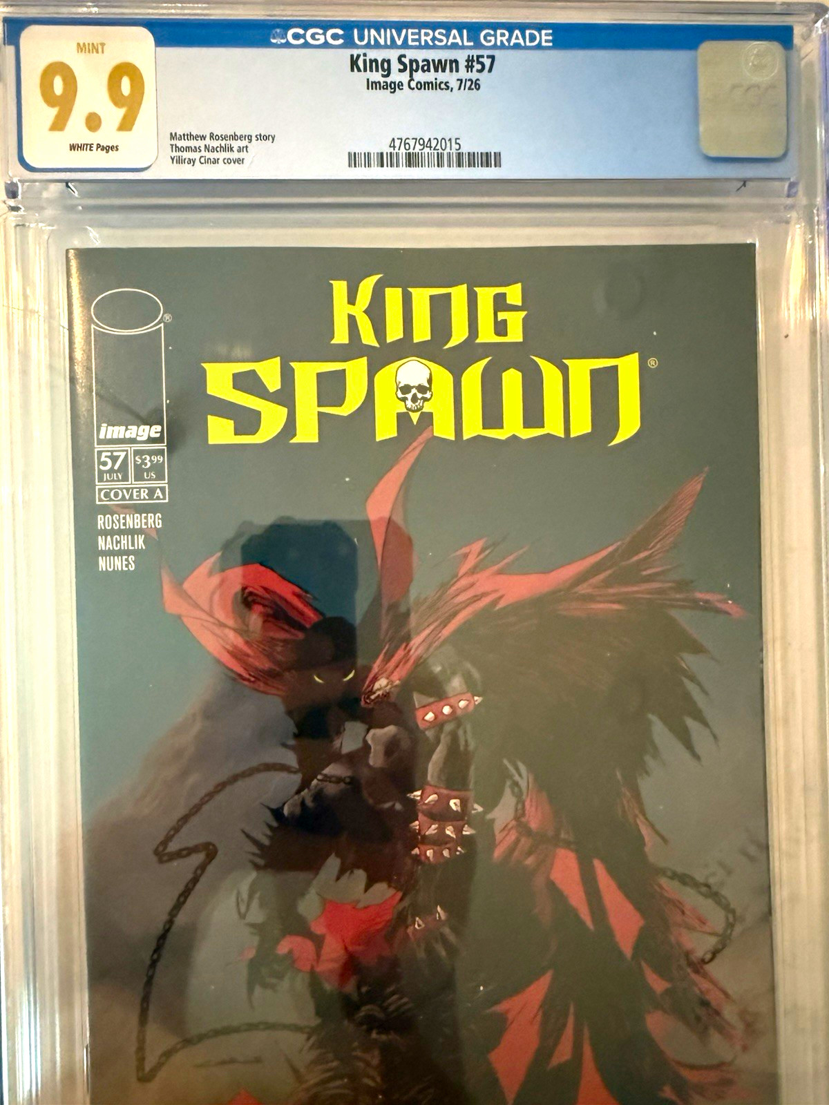 Image Comics King Spawn #57 CGC 9.9 Mint Cover A Variant (2026)