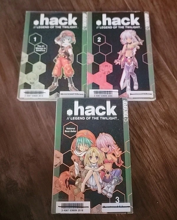 .Hack Legend of the Twilight Volumes 1, 2, and 3 .Hack Legend of the Twilight Volumes 1, 2, and 3