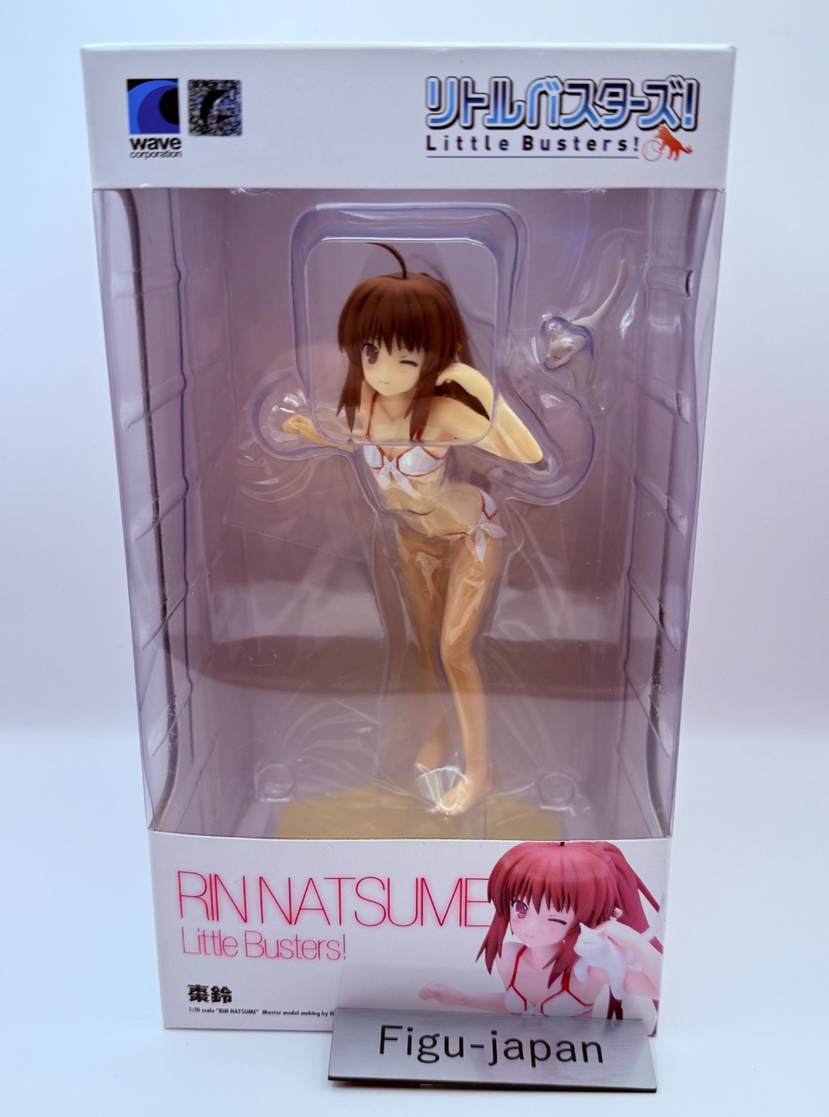 WAVE Beach Queens Little Busters Rin Natsume 1/10 Figure Swimsuit Ver Japan NEW