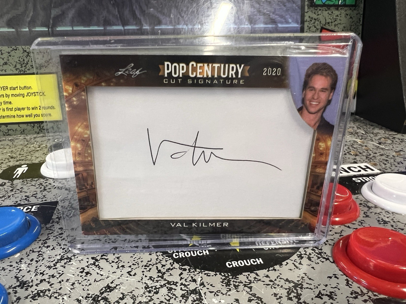 2020 Leaf Pop Century Cut Signatures Val Kilmer Autograph Auto NM-MT