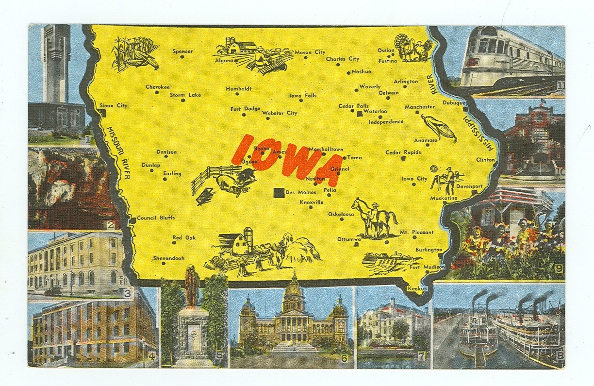 Iowa, Map (Hmisc IA 21