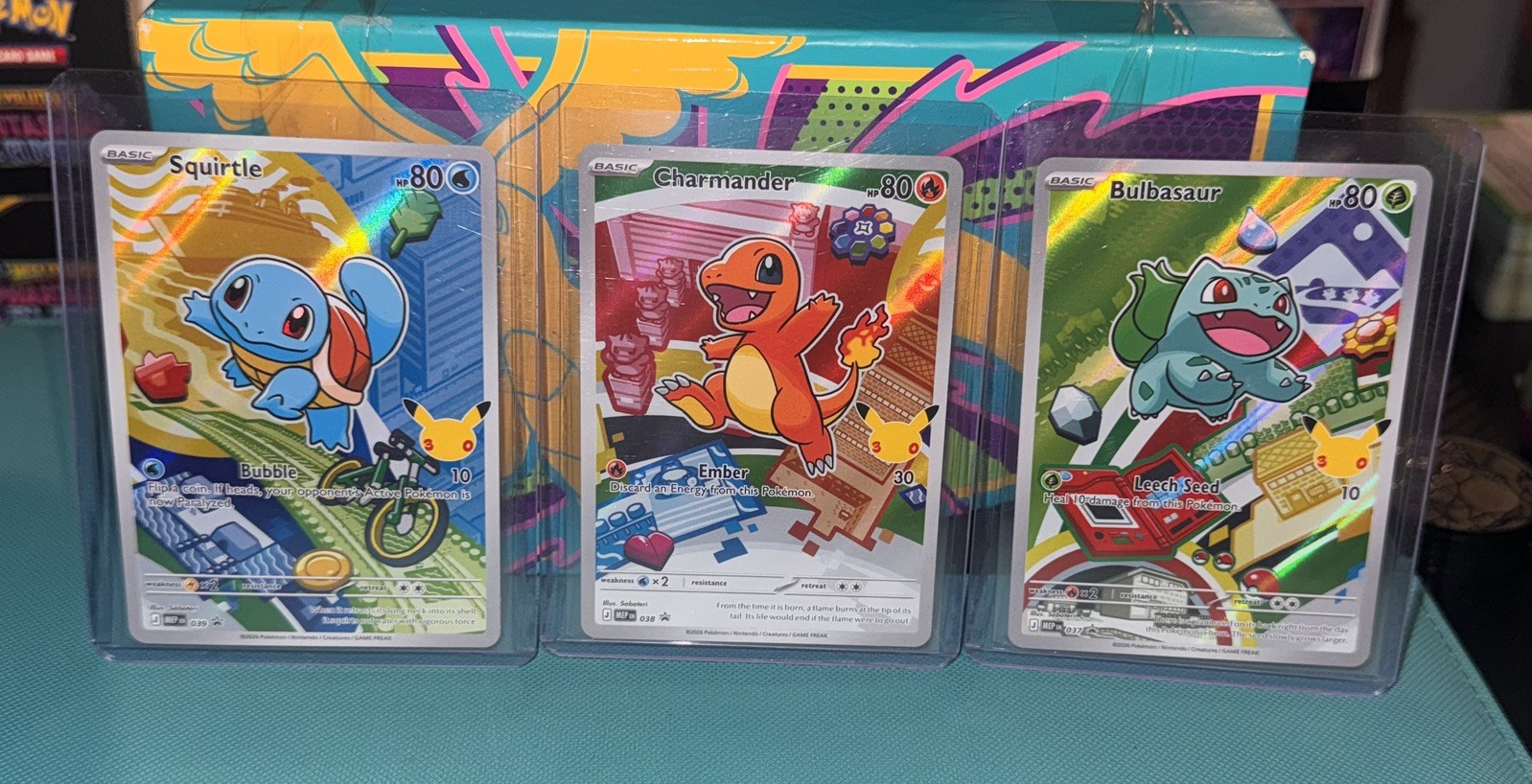 Pokemon TCG First Partner Illustration Collection Series 1 Kanto Set Near Mint ✅