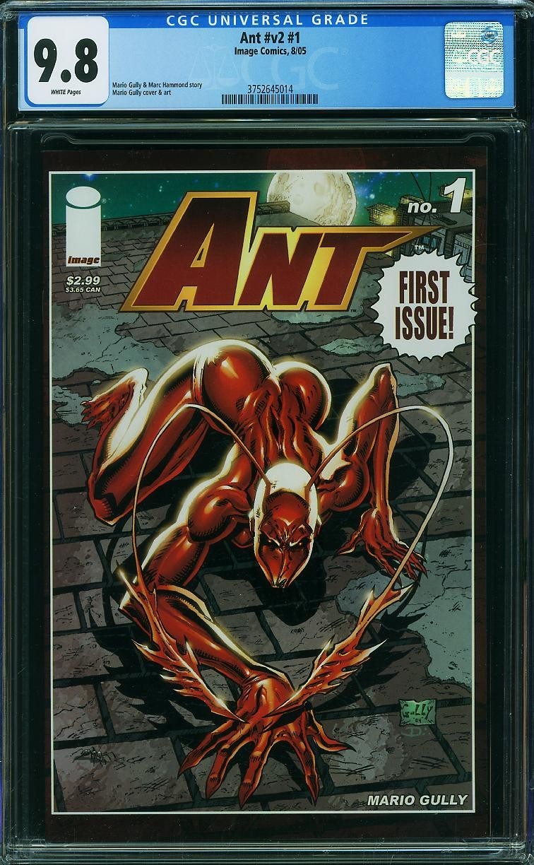 Ant Vol 2 1 CGC 9.8 NM-MT WP Image Comics Series Debut 2005 Ant Vol 2 1 CGC 9.8 NM-MT WP Image Comics Series Debut 2005