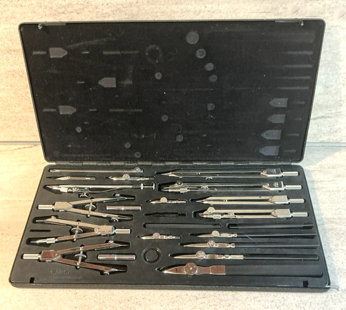 Vintage Wild Heerbrugg RZ40 Drafting Drawing Set Bruning Switzerland Stainless Vintage Wild Heerbrugg RZ40 Drafting Drawing Set Bruning Switzerland Stainless