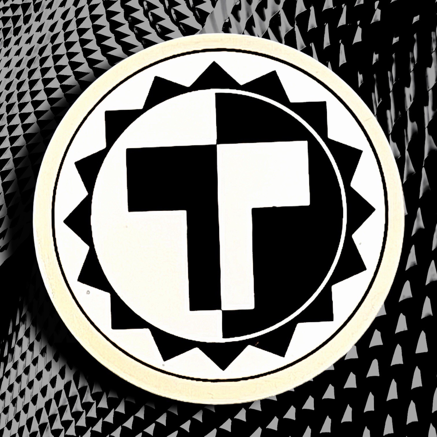 Vintage 1990’s Real Skateboards “T” Tommy Guerrero Sticker In Black & White OG Vintage 1990’s Real Skateboards “T” Tommy Guerrero Sticker In Black & White OG
