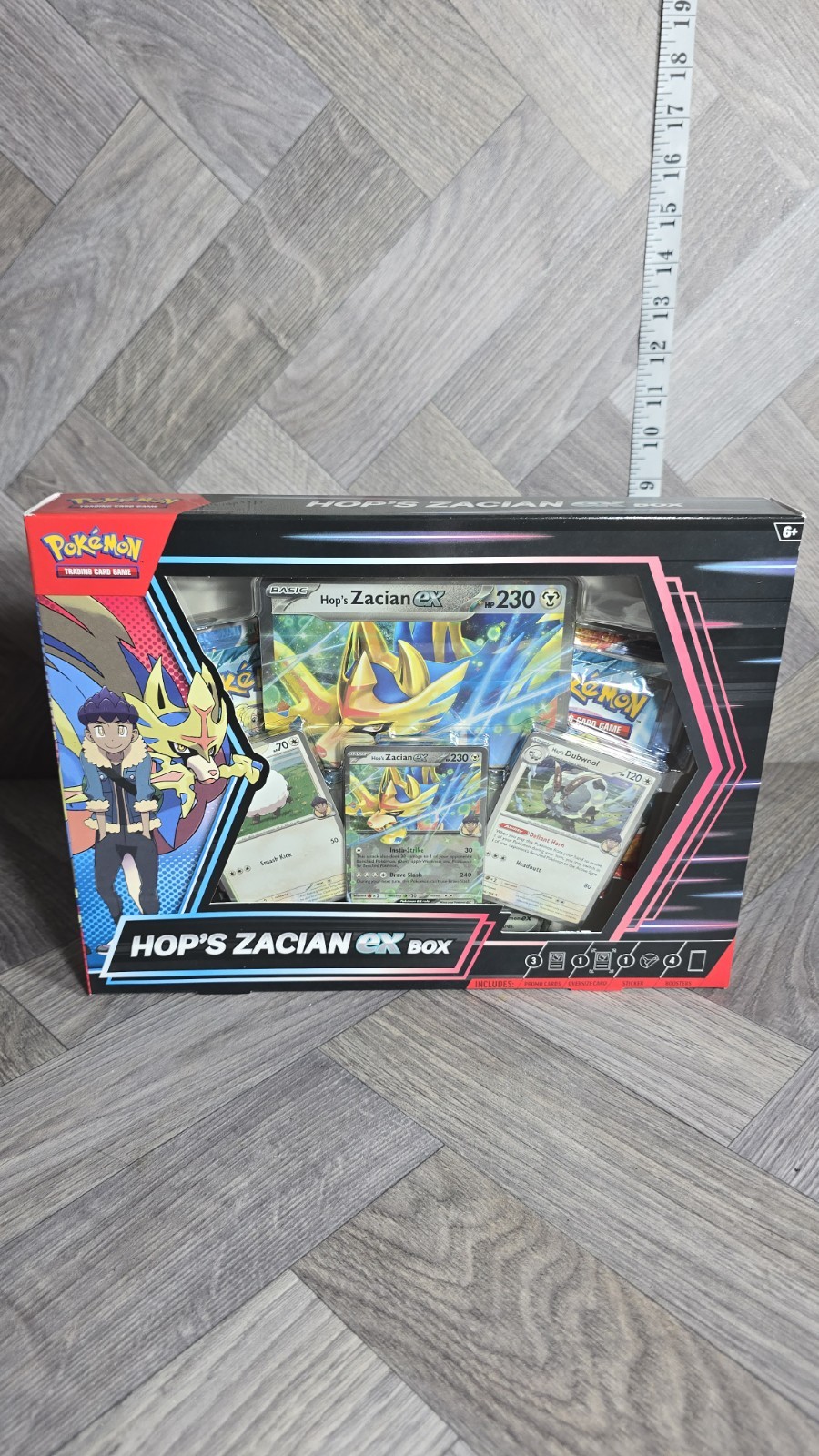 Pokémon TCG Hop's Zacian ex Box - New and Sealed