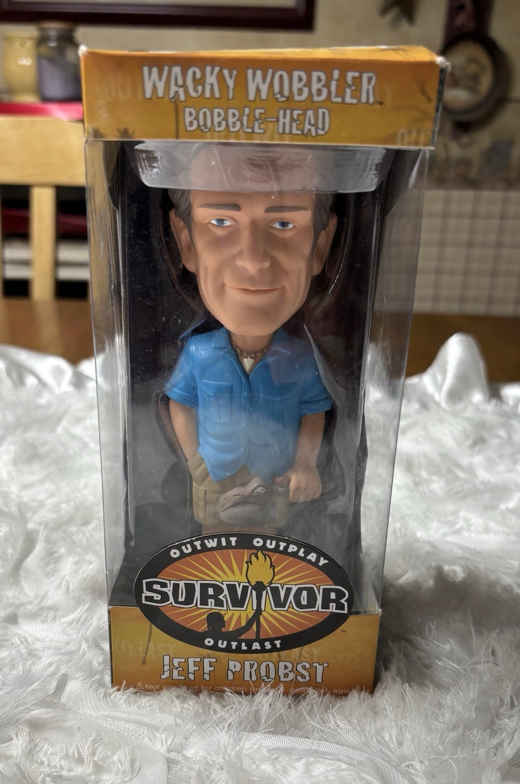 Jeff  Probst Bobblehead Survivor Funko Wacky Wobbler CBS Ultra Rare New in box
