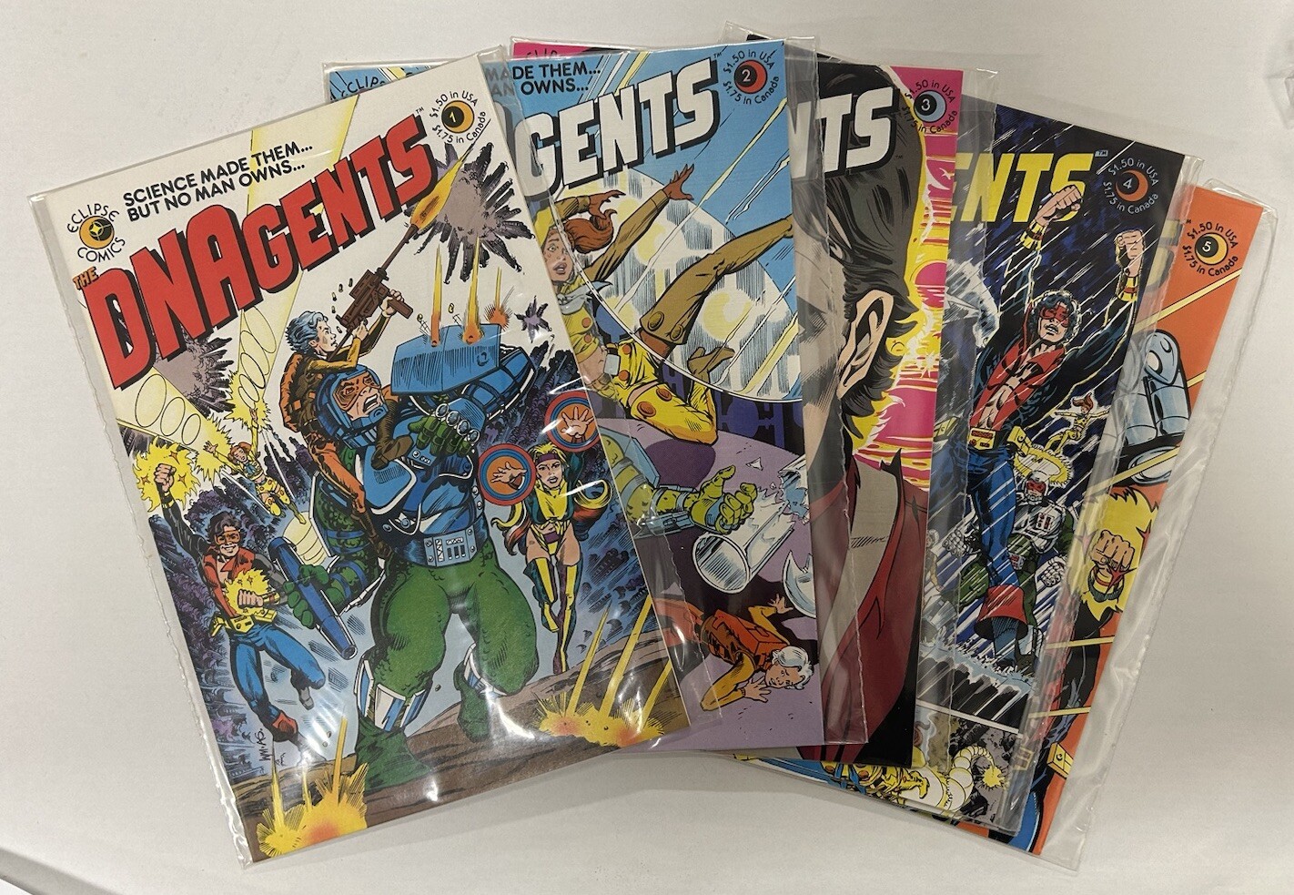 *DNAgents 1-11 | 11 HIGH GRADE books total