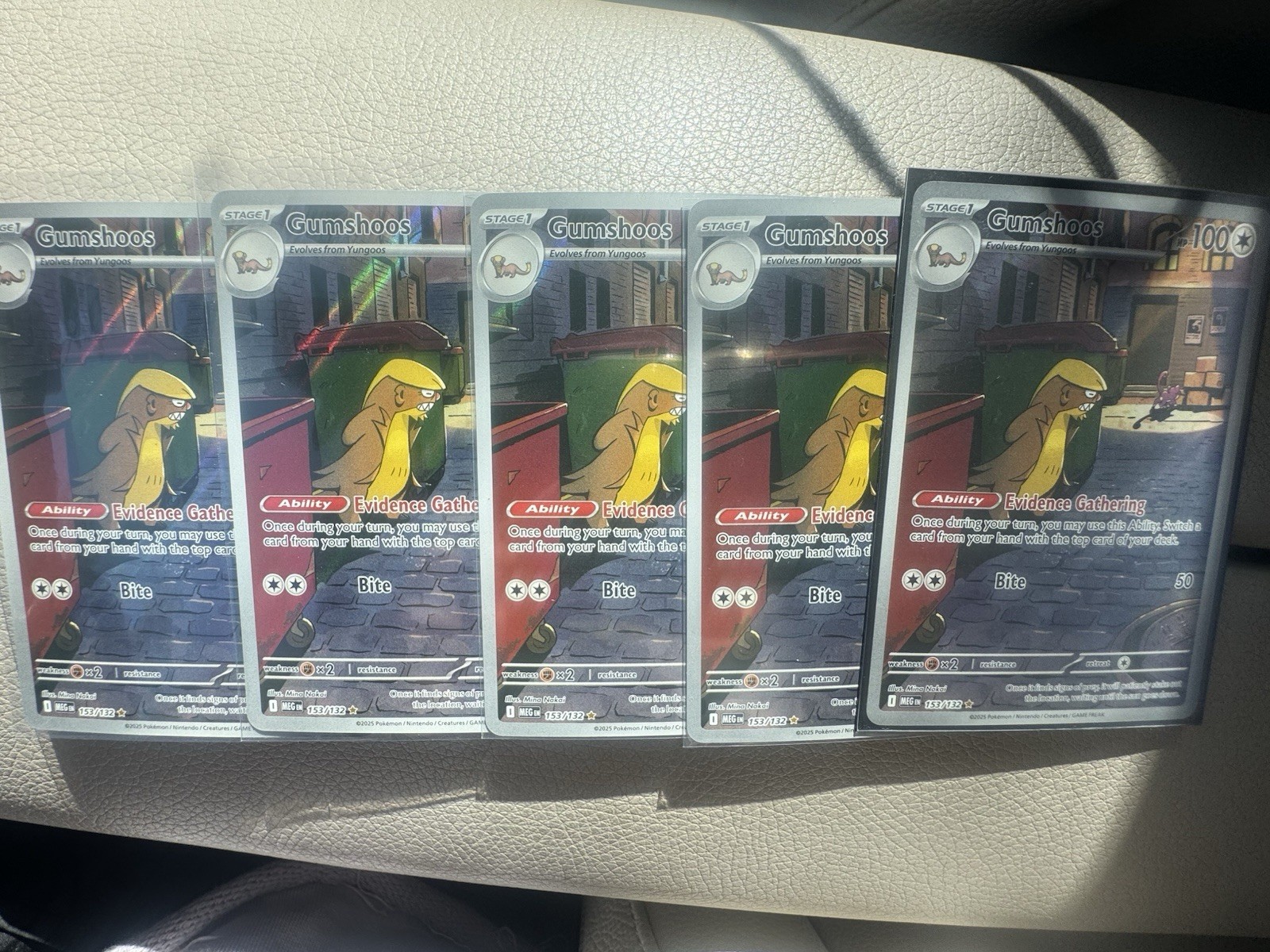 Gumshoos - 153/132 - ME01: Mega Evolution LOT OF 5 NM