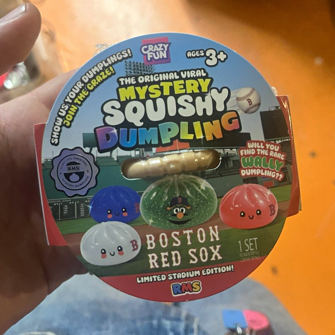 RMS Mystery Squishy Dumpling Boston Red Sox Wally Limited Stadium Blind Pack 617