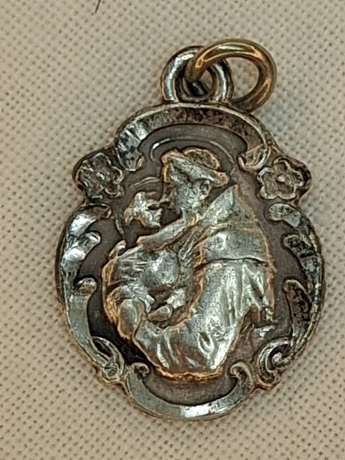 Vintage Saint Antony Medal Sterling Chapel