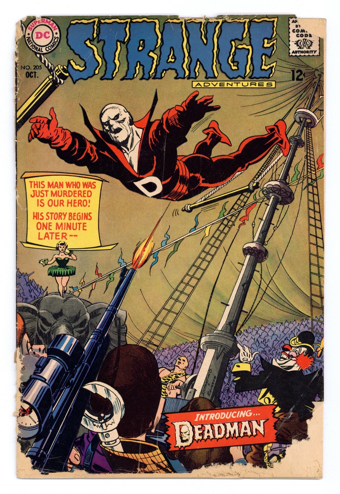 Strange Adventures #205 FR/GD 1.5 1967 1st app. Deadman