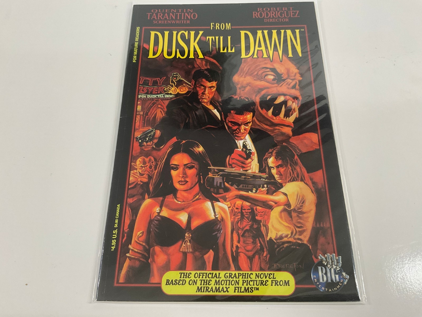 FROM DUSK TILL DAWN MOVIE ADAPTATION - SALMA HAYEK COVER (BIG/01261268) NICE HTF