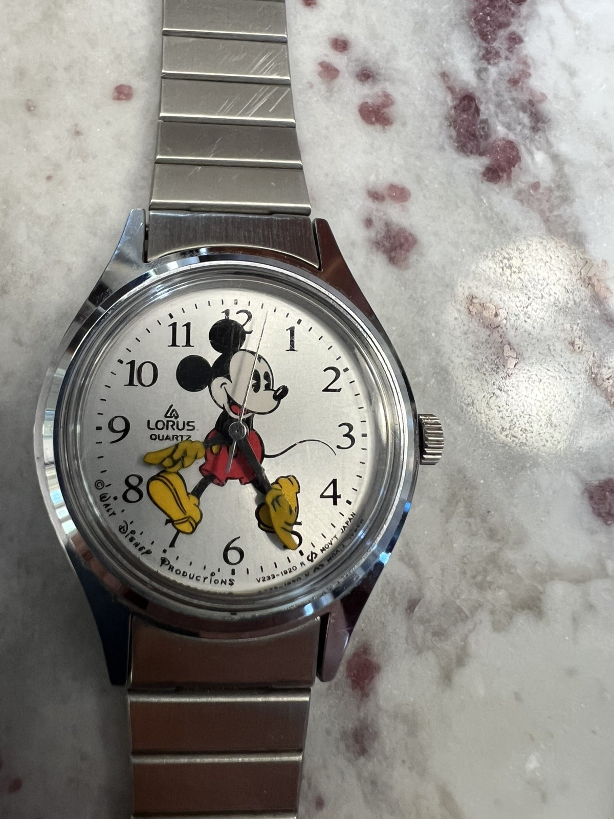 Rare Vintage Lorus Disney Watch, Mickey Mouse Dial, V233-0200 A1, Collectable Rare Vintage Lorus Disney Watch, Mickey Mouse Dial, V233-0200 A1, Collectable