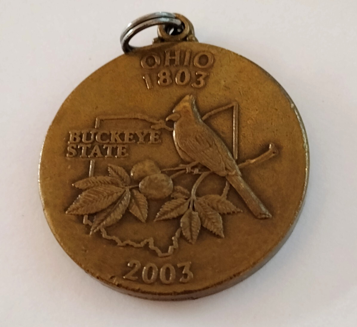 Ohio Buckeye State Bicentennial 1803-2003 Medallion Pendant