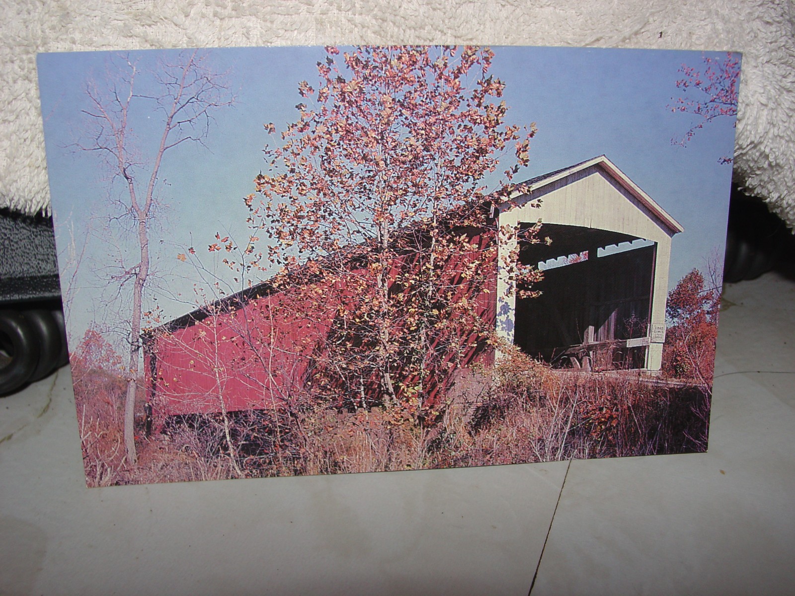 WILKINS MILL COVERED BRIDGE - PARKE COUNTY, IND NO. 35 + NEET ERROR CARD