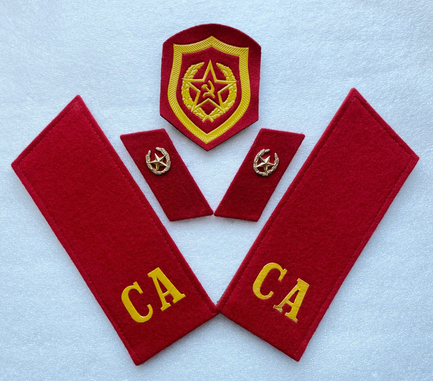 USSR Soviet Army Soldier Motorised Rifle Troops Infantry Shoulder straps Patch