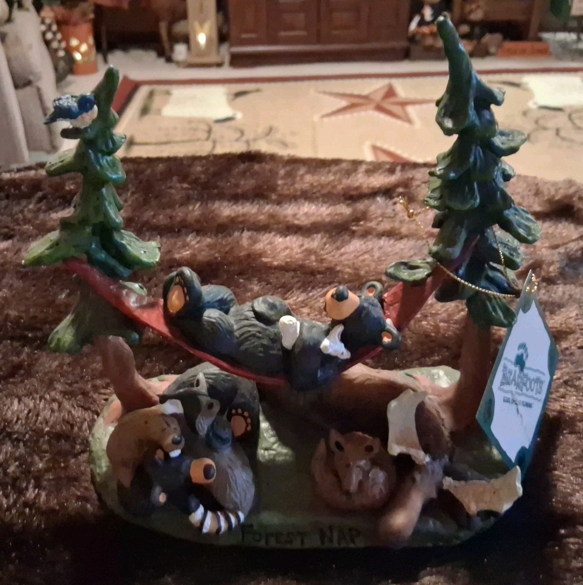 NWT Big Sky Carvers Bearfoots FOREST NAP Figurine