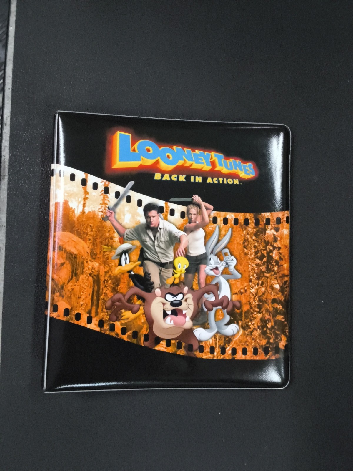 Looney Tunes Back In Action Movie Binder & Sealed Playing Cards Collectible Lot