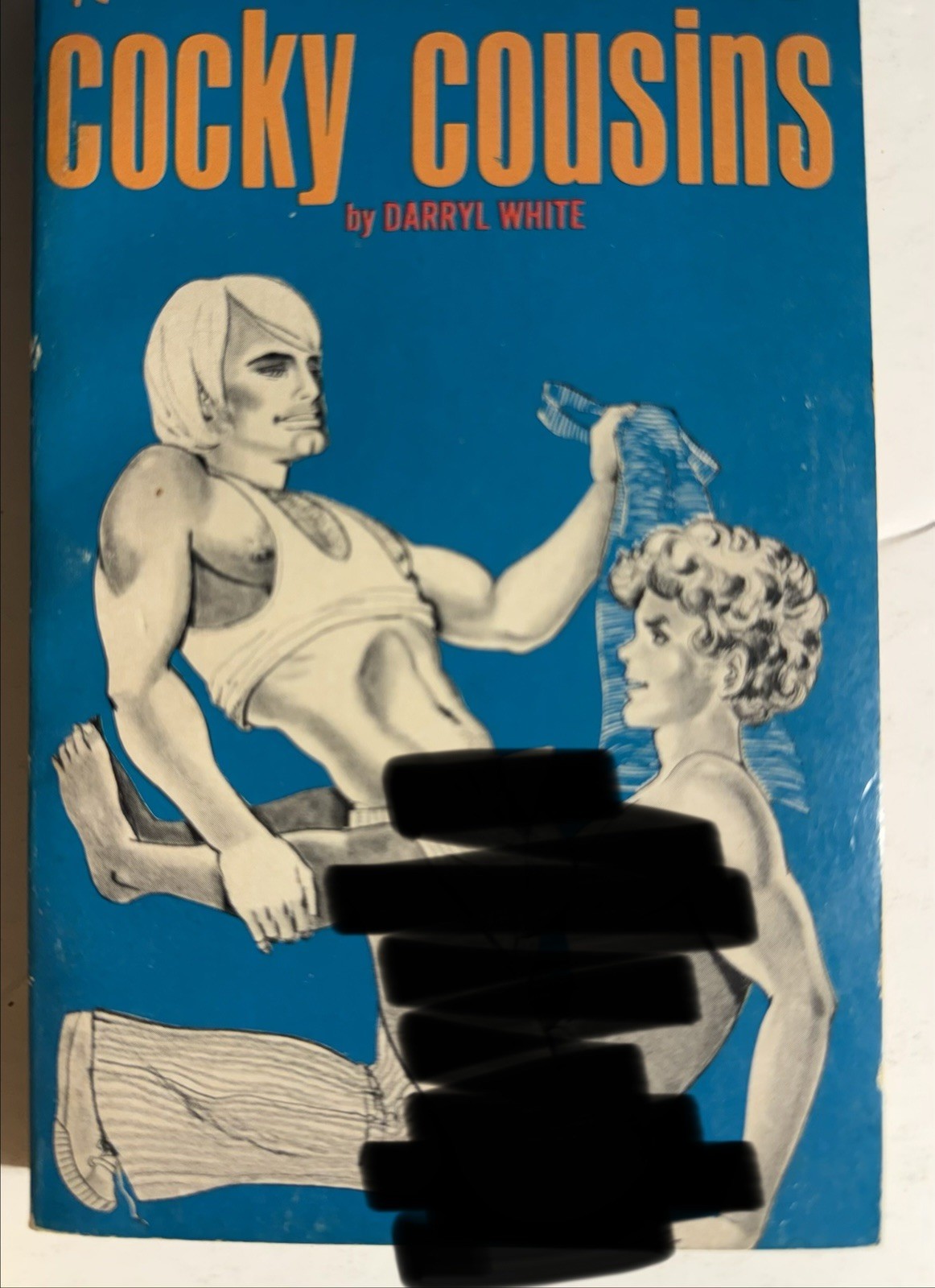 CRAZY COUSINS -1973 DARRYL WHITE TROJAN CLASSIC -VINTAGE PULP NOVEL GAY INTEREST
