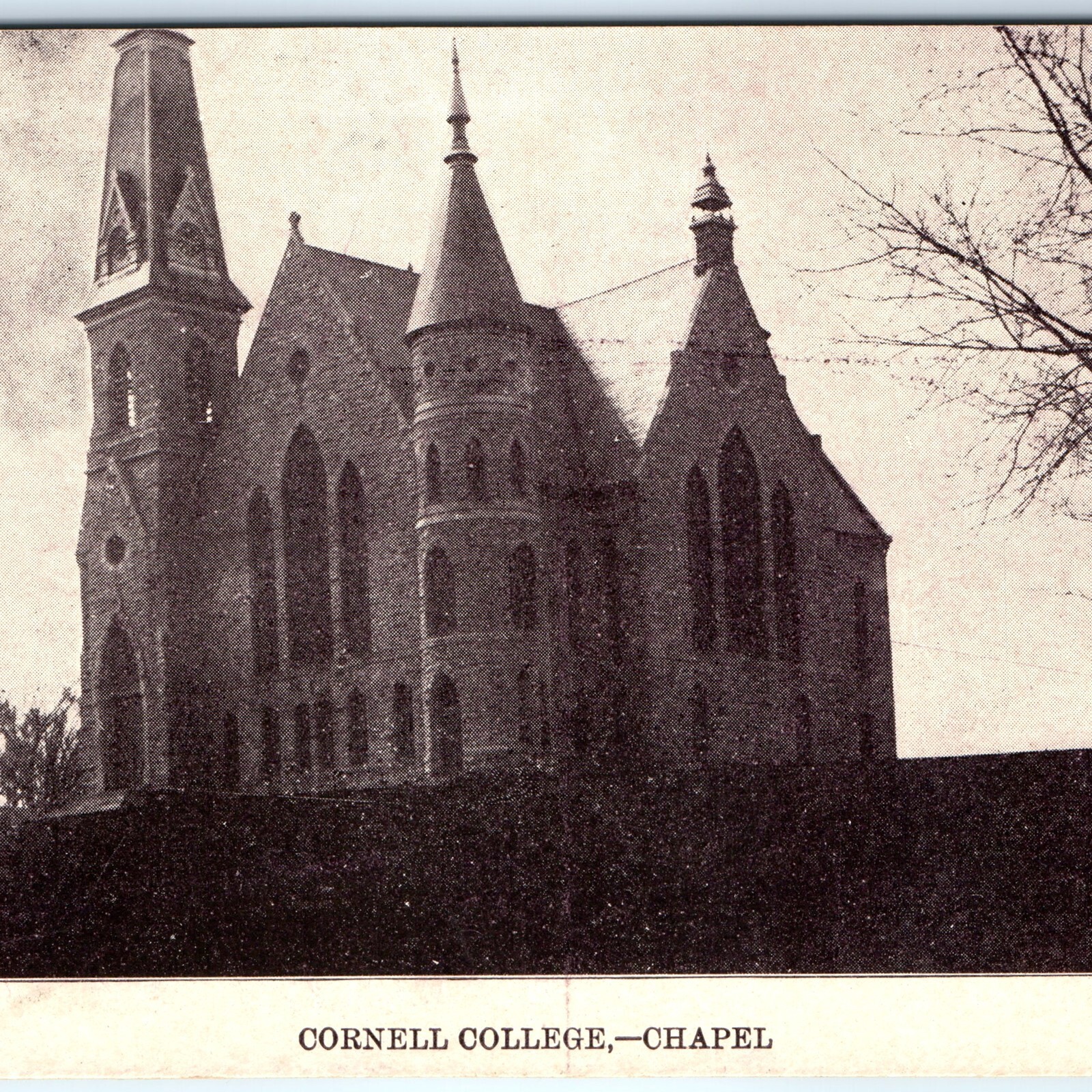 c1910s Mt Vernon, IA Cornell College Campus Chapel Postcard Historic Building c1910s Mt Vernon, IA Cornell College Campus Chapel Postcard Historic Building