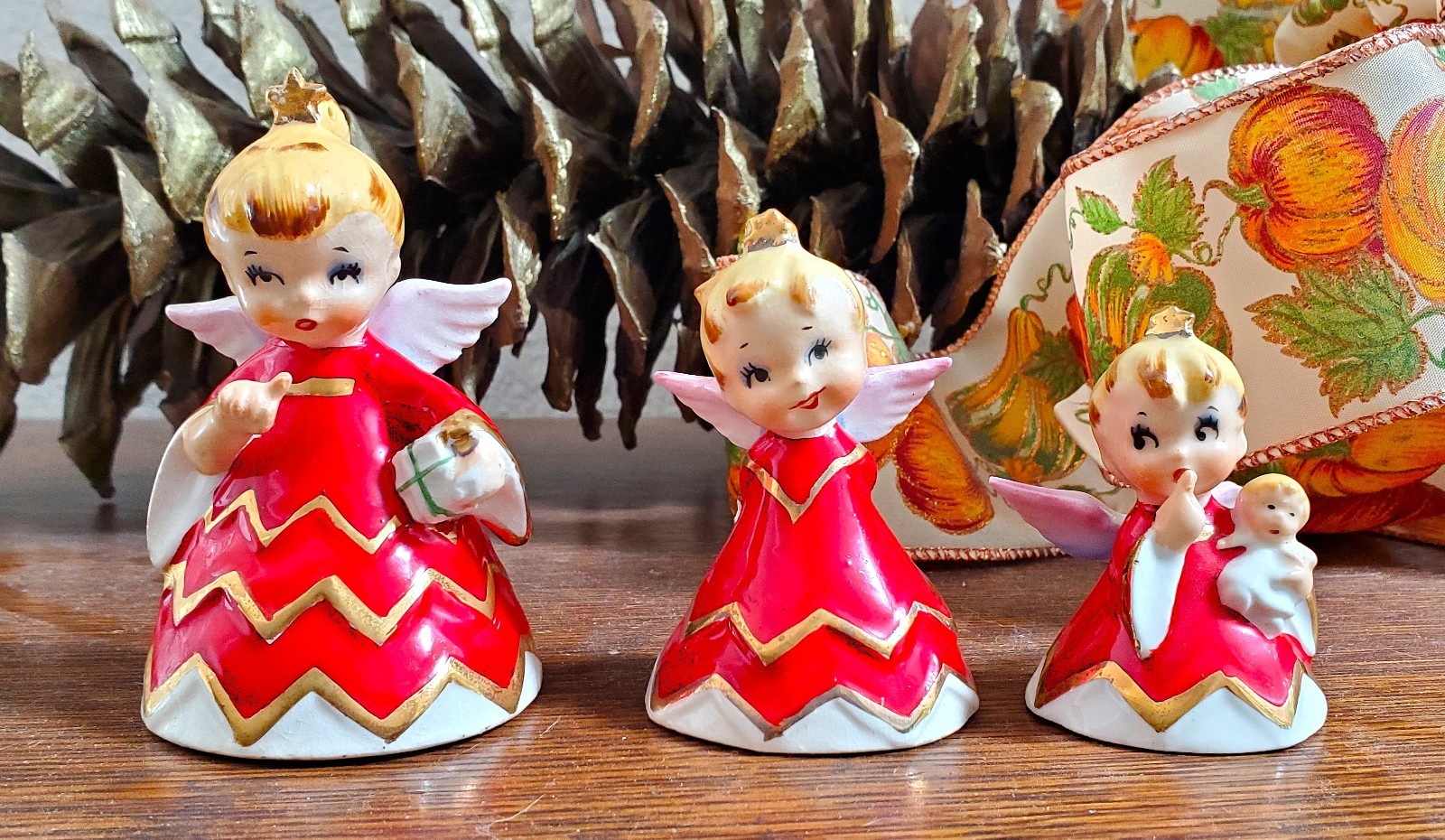 Holt Howard Geo Z Lefton Naughty Angel Bell Sisters trio Holt Howard Geo Z Lefton Naughty Angel Bell Sisters trio