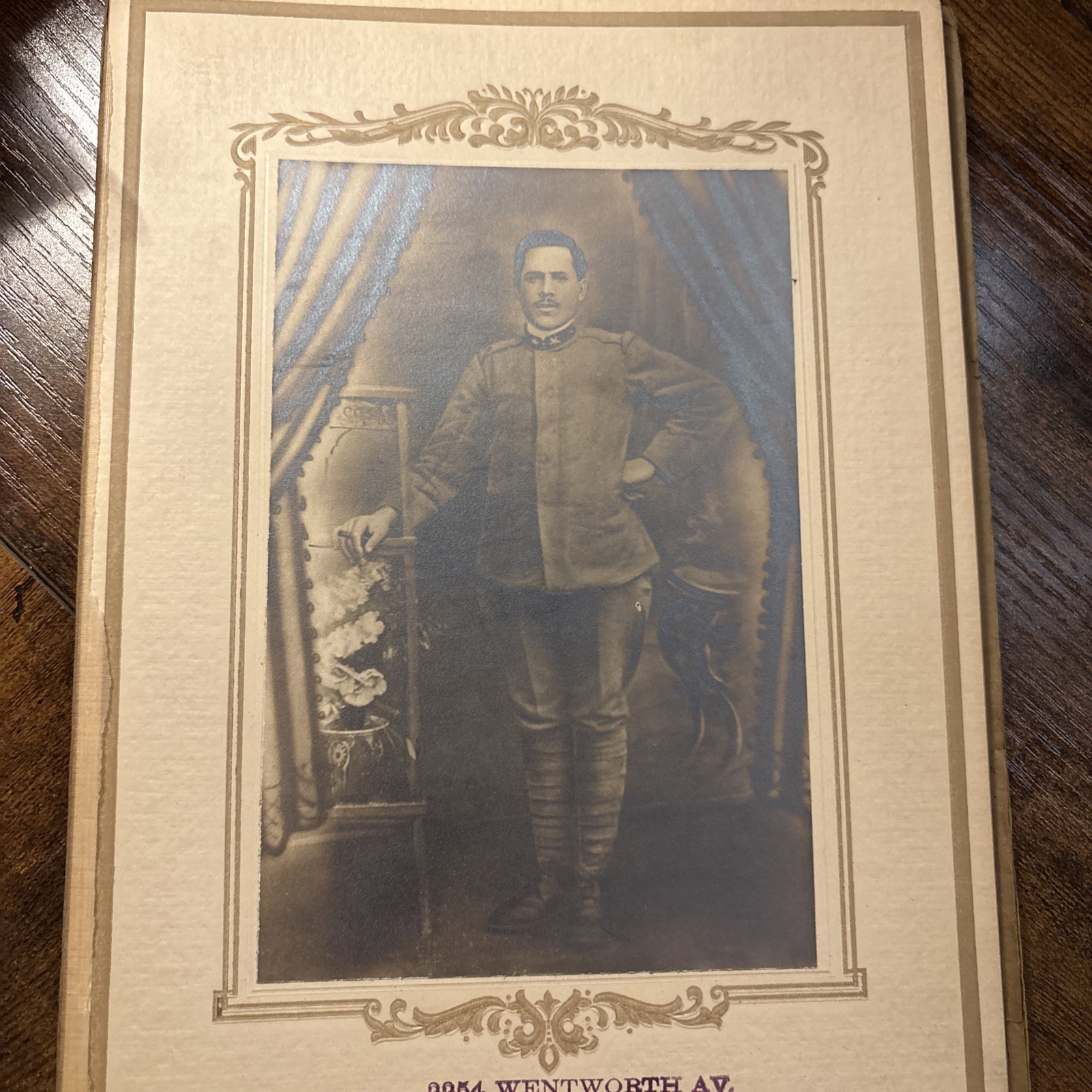 1890s US Military Army Officer Portrait Spanish American War 1898-1902 Antique 1890s US Military Army Officer Portrait Spanish American War 1898-1902 Antique