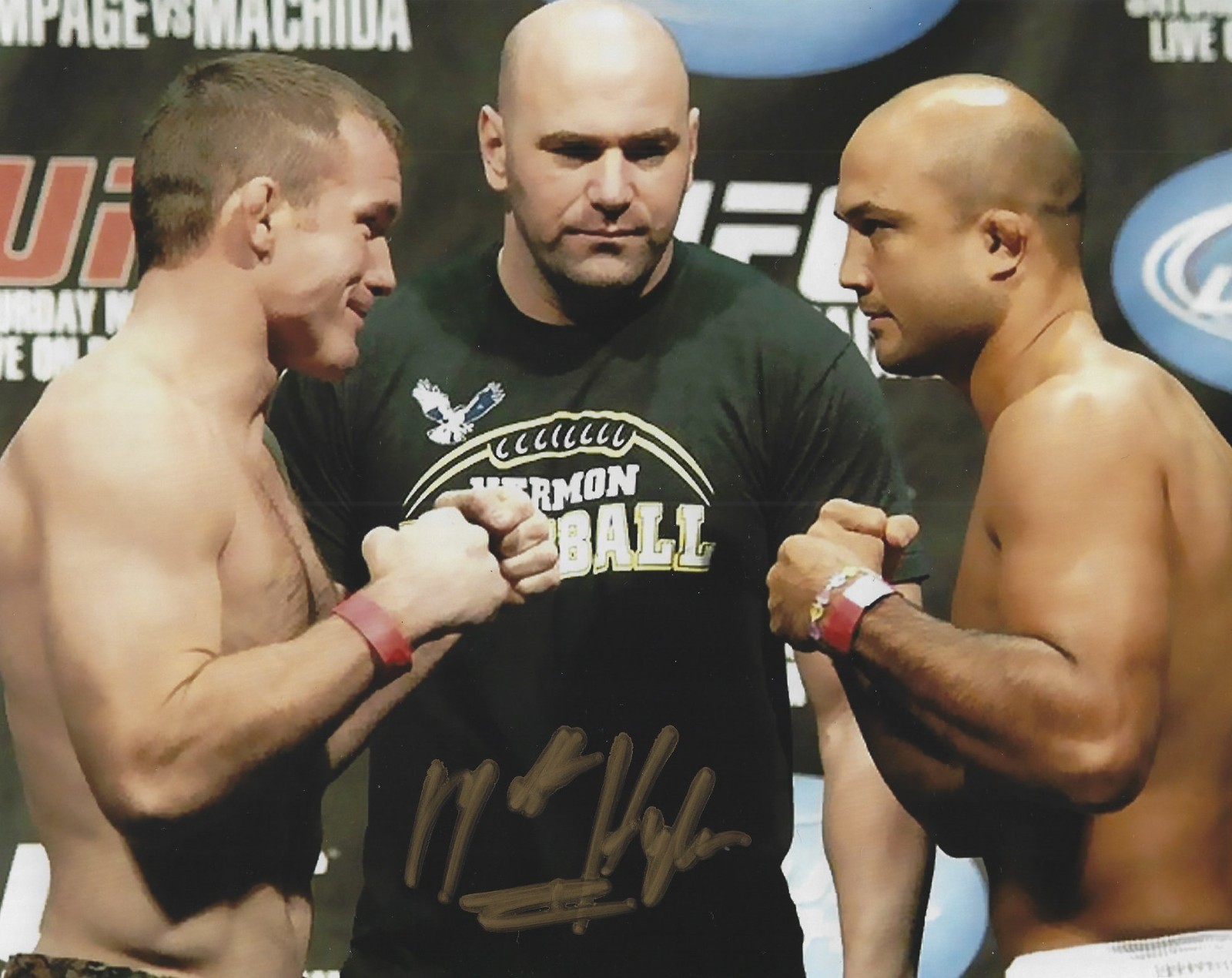 Matt Hughes Autographed Signed 8x10 Photo - UFC MMA Hall Of Fame Champion  w/COA