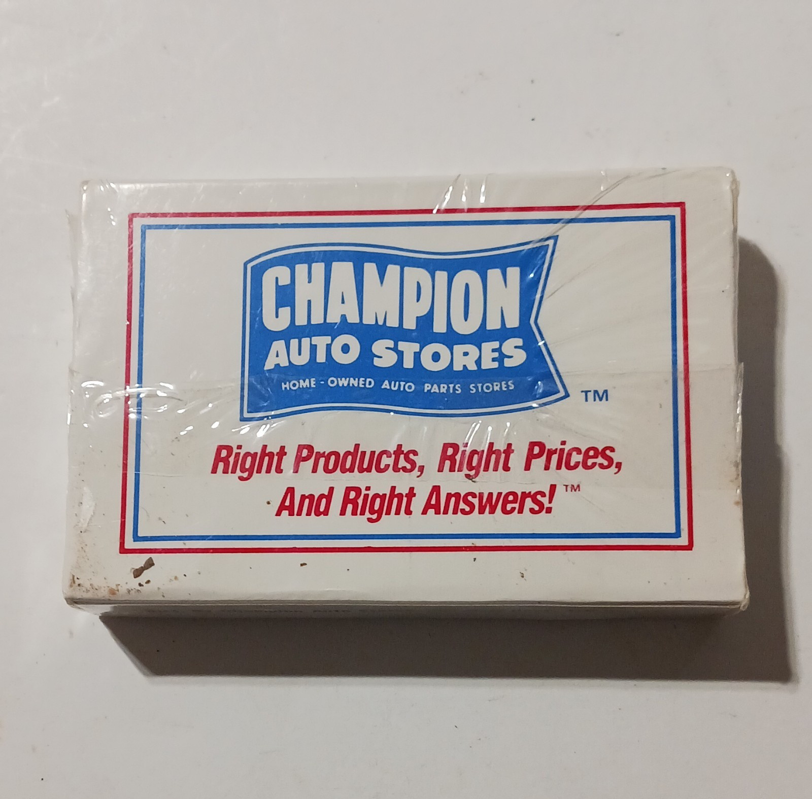 Champion Auto Stores White Blue Red Collectible Advertising Merchandise